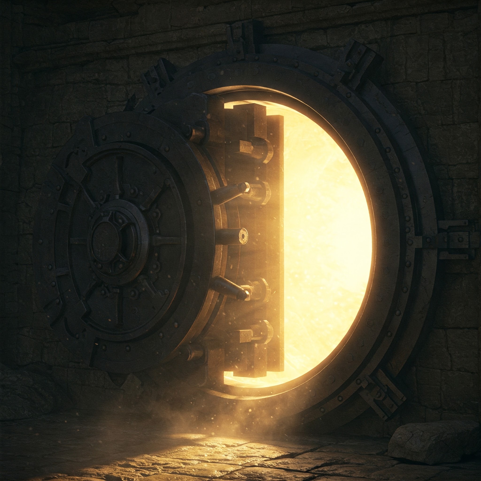photo of Gleaming Portal Within the Stone Vault